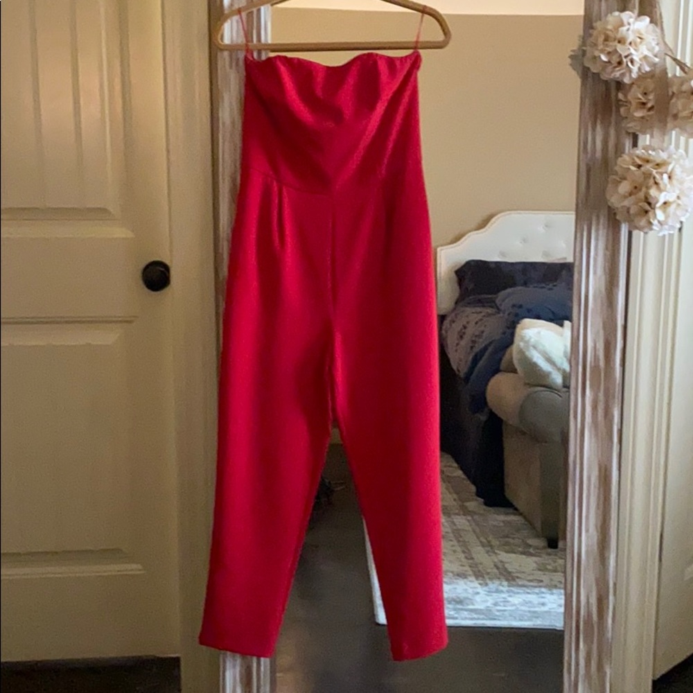 Express Red Jumpsuit